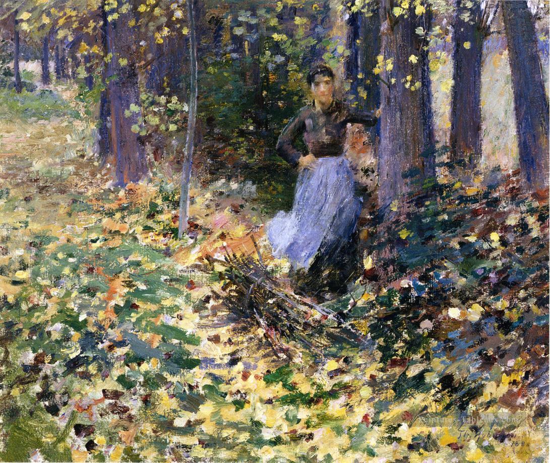 Soleil d’automne Théodore Robinson Peintures à l'huile